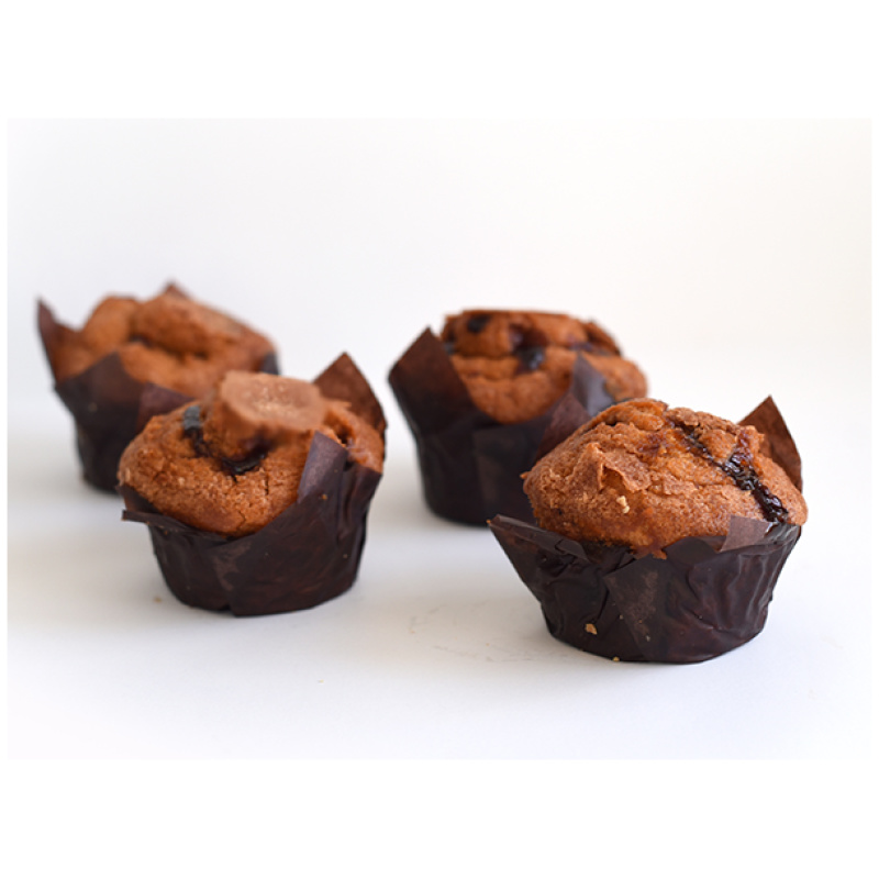 4 Large(4oz) Apple Bran Muffins - Image 2