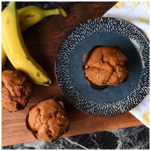 Banana Nut Muffins Large