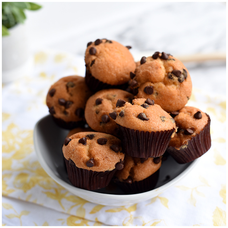 Chocolate Chip Mini Muffins