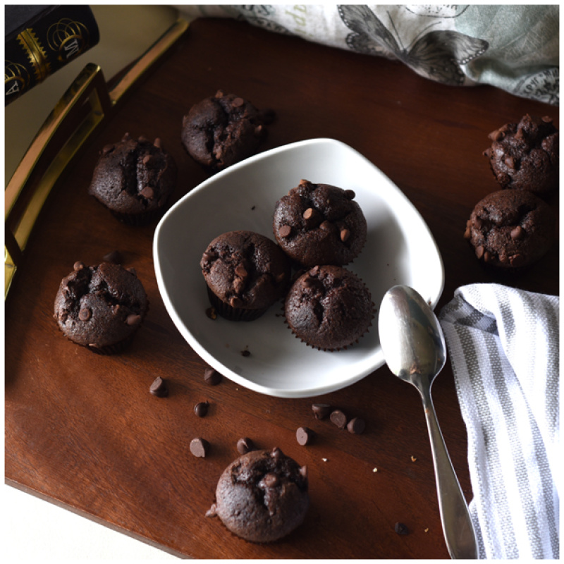 Chocolate Sin Mini Muffins