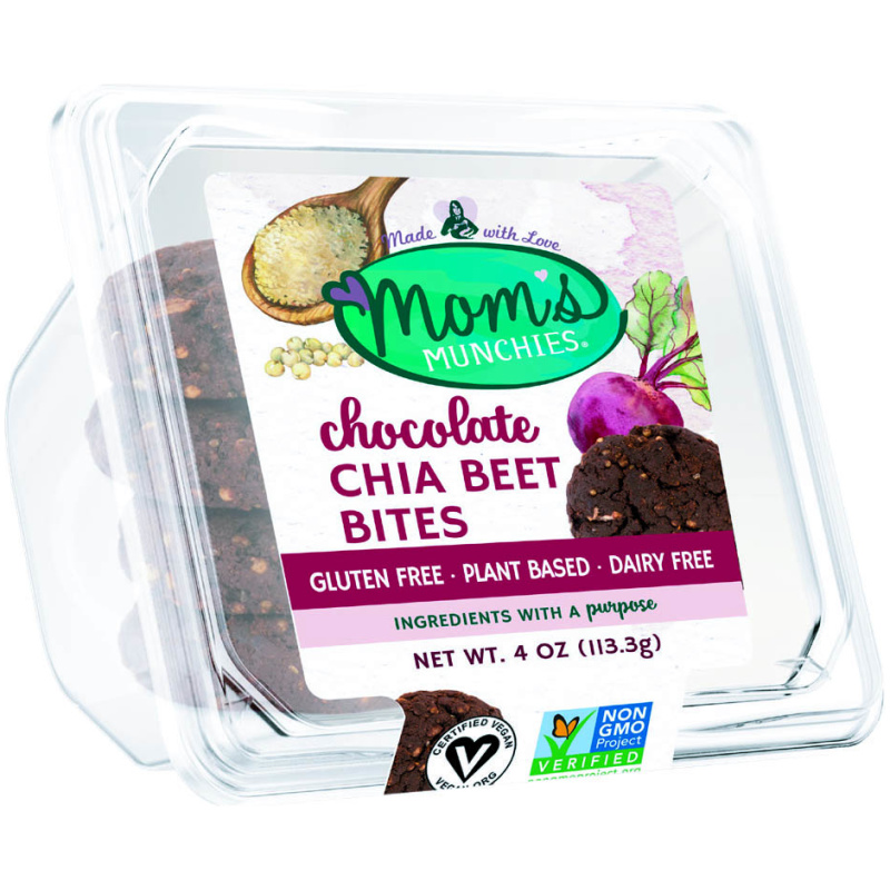 Chocolate Chia Beet Cookie Bites, Vegan & Gluten-Free - Image 3