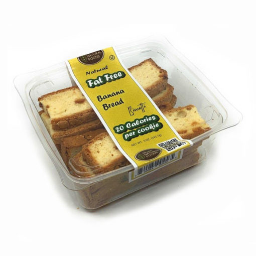 Banana Bread Biscotti in Package
