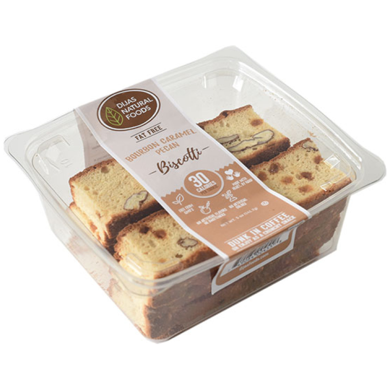 Bourbon Caramel Pecan Fat-Free Biscotti - Image 3