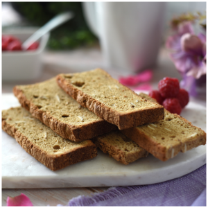 Fat-Free Coffee Amaretto Biscotti
