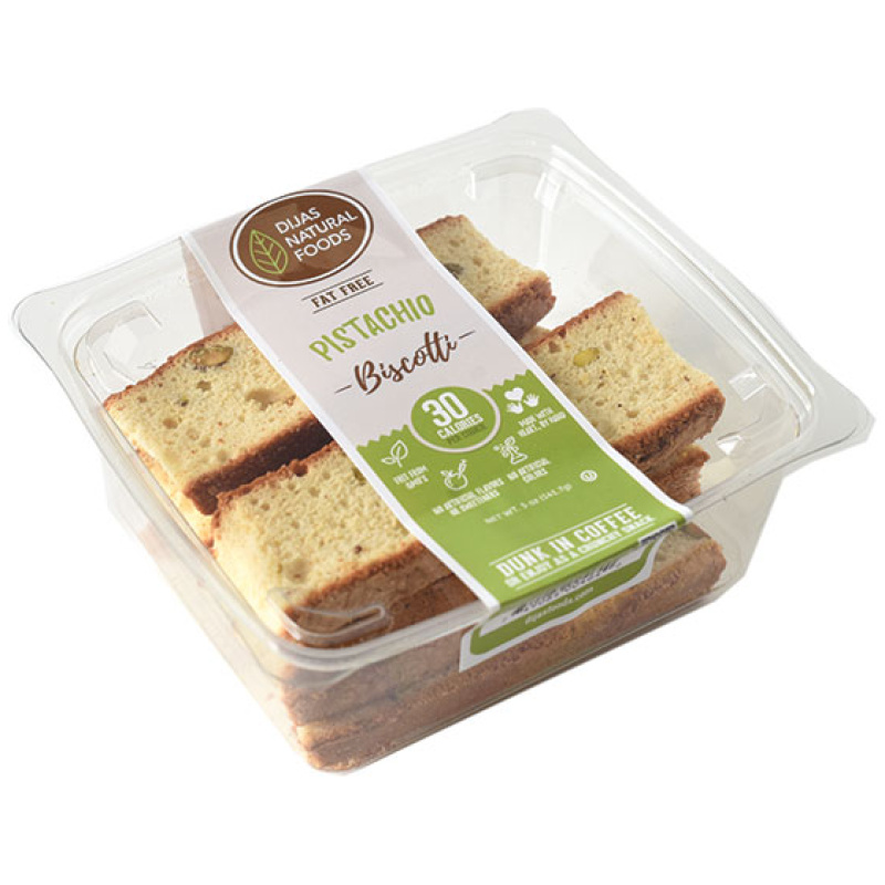 Pistachio, Biscotti, Fat Free, WW