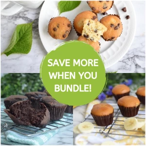 Banana Chocolate Vegan Mini Muffin Bundle