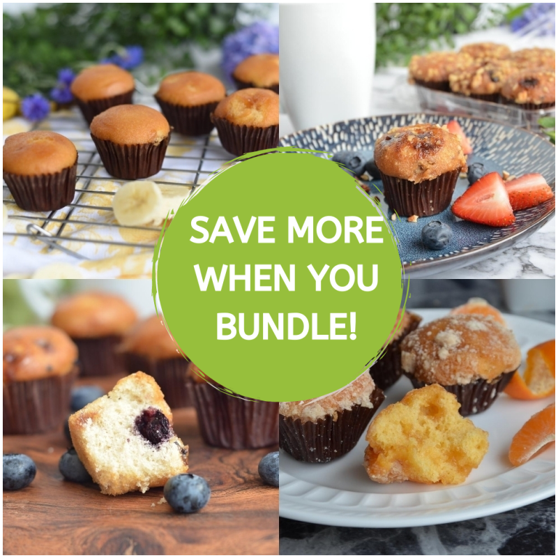 Fruit Frenzy Vegan Mini Muffin Bundle