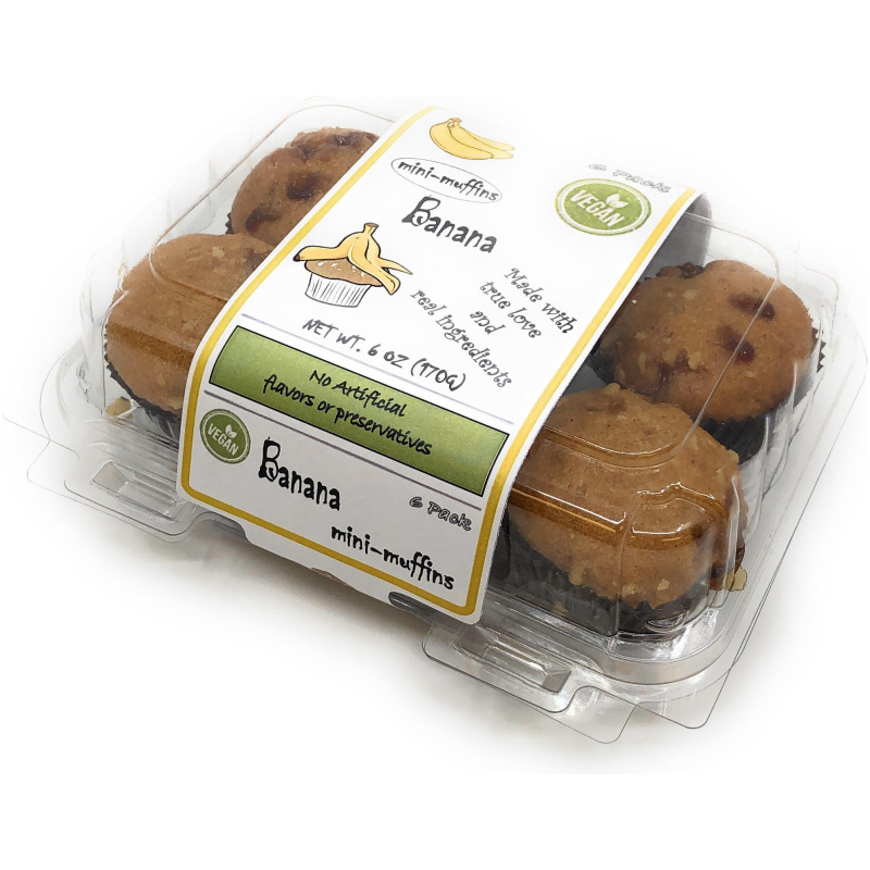 Vegan Banana Mini Muffins - Image 3