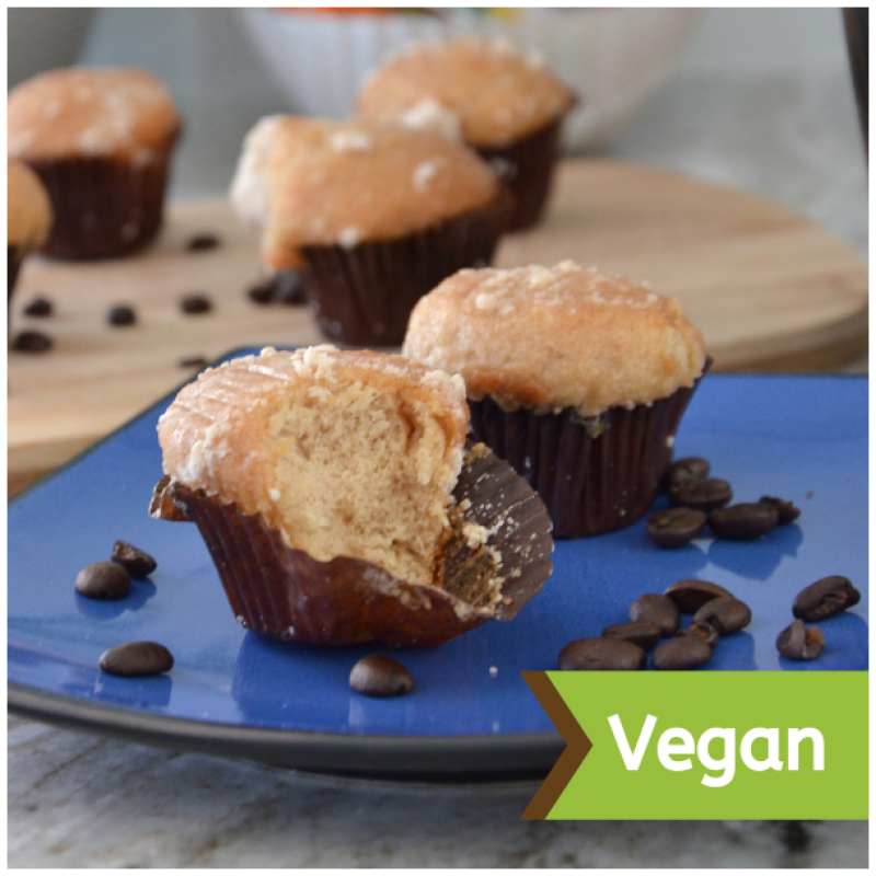 Vegan Coffee Mini Muffins