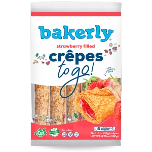 Strawberry Jam Filled Crêpes To-Go!