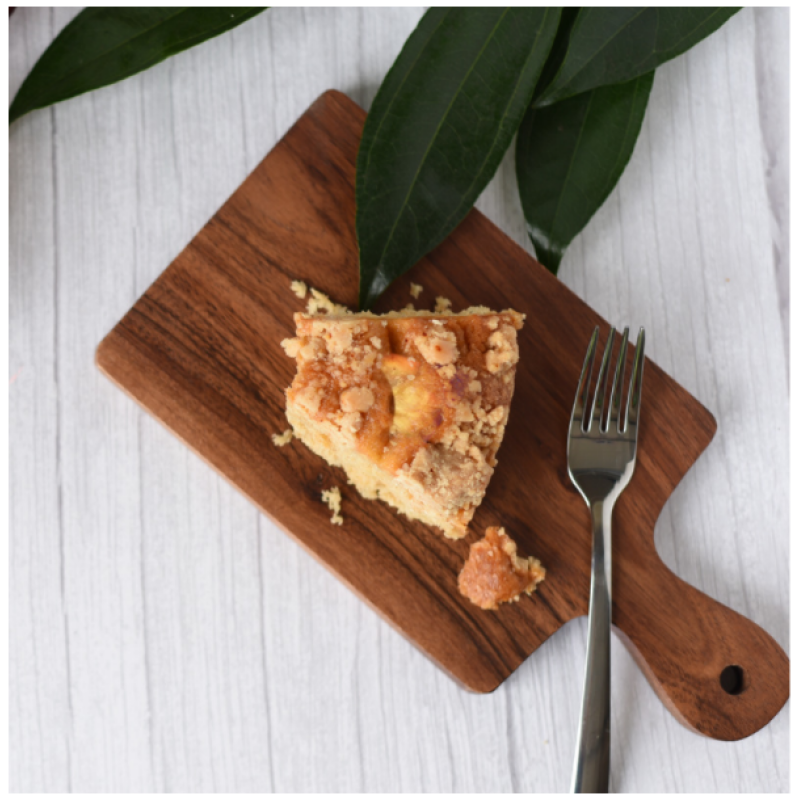 Apple Coffee Cake Ring Slice