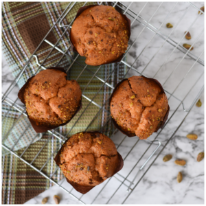 Large Pistachio Muffins