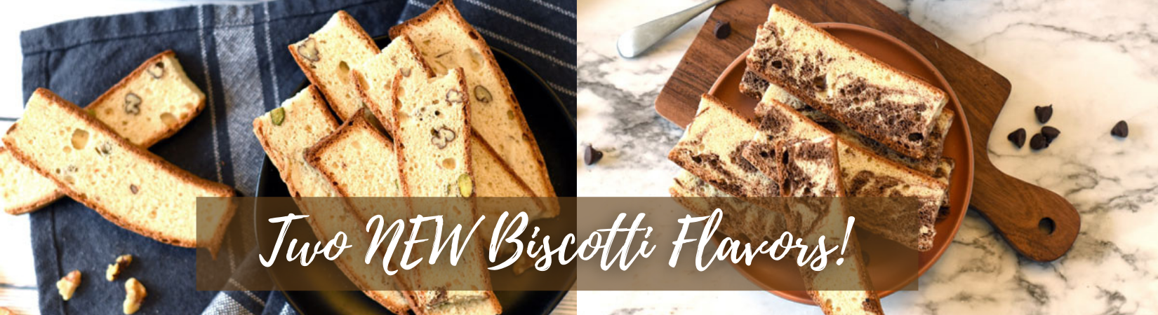 two new biscotti flavors