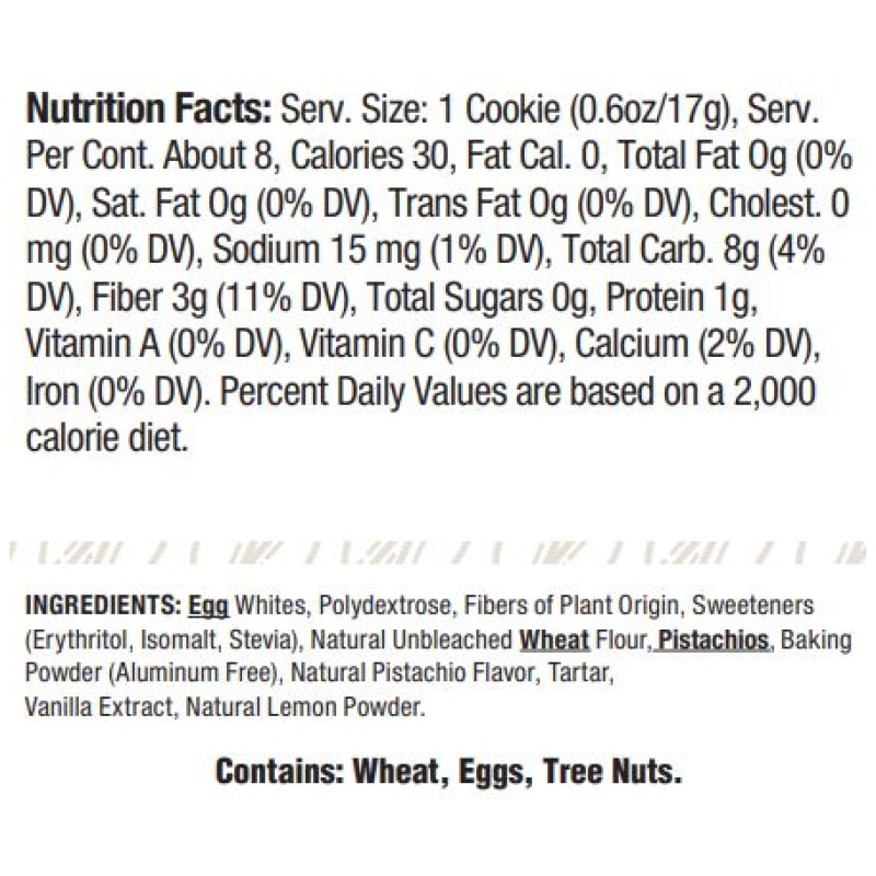 Sugar Free & Fat Free Pistachio Biscotti - Image 4