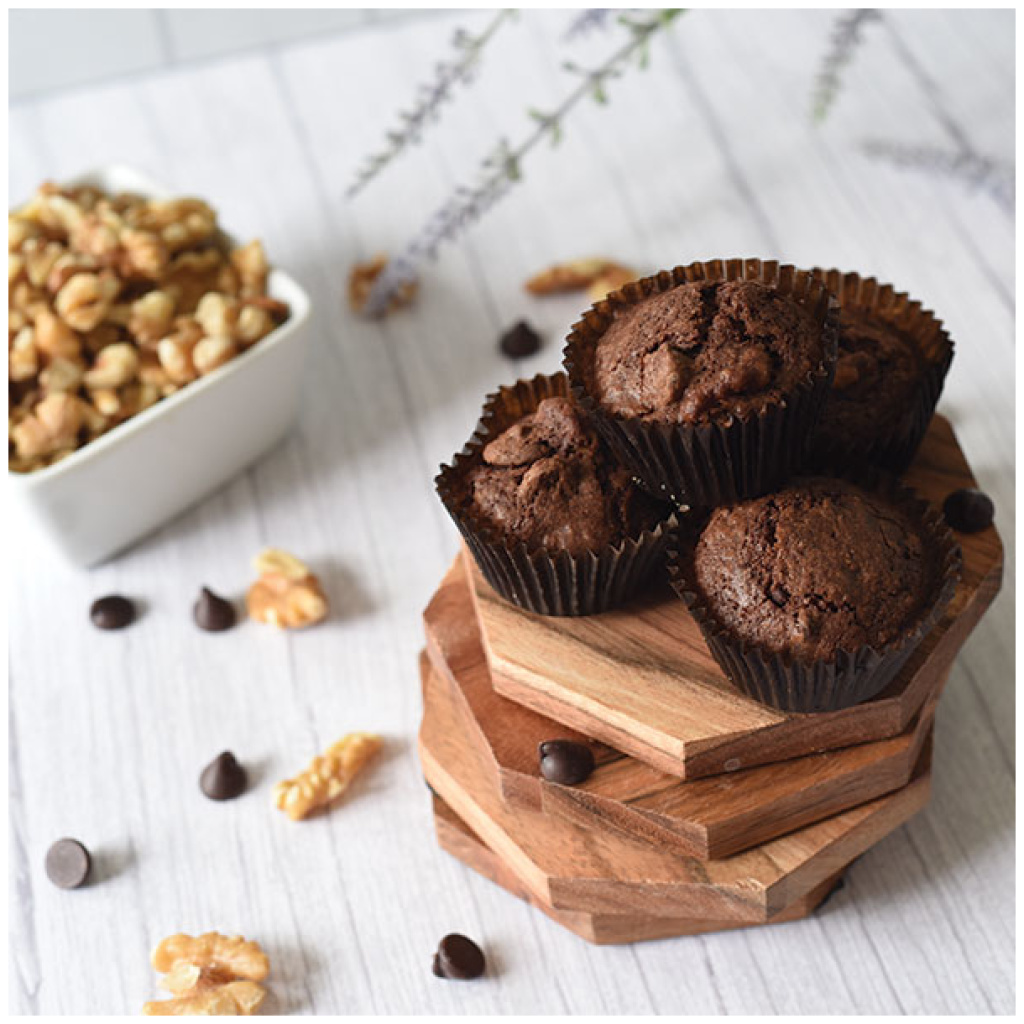 Bite-Sized Chocolate Brownies in a Muffin Tin - The Toasted Pine Nut