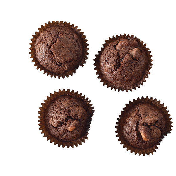Bite-Sized Chocolate Brownies in a Muffin Tin - The Toasted Pine Nut