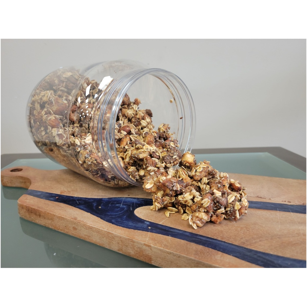 First of it's kind Biscotti Infused Granola from DIJAS Natural Foods!