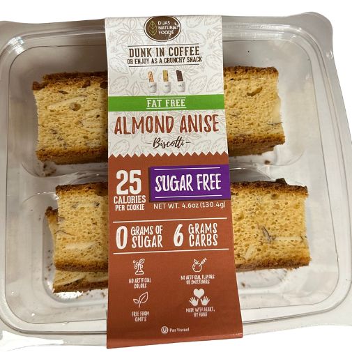 Sugar Free & Fat Free Almond Anise Biscotti